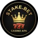 **Alt Text:** 777 STAKE.BET Game APK interface showing casino-style games, slots, and mobile gaming dashboard on an Android phone (Latest 2026 version).