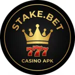 **Alt Text:** 777 STAKE.BET Game APK interface showing casino-style games, slots, and mobile gaming dashboard on an Android phone (Latest 2026 version).
